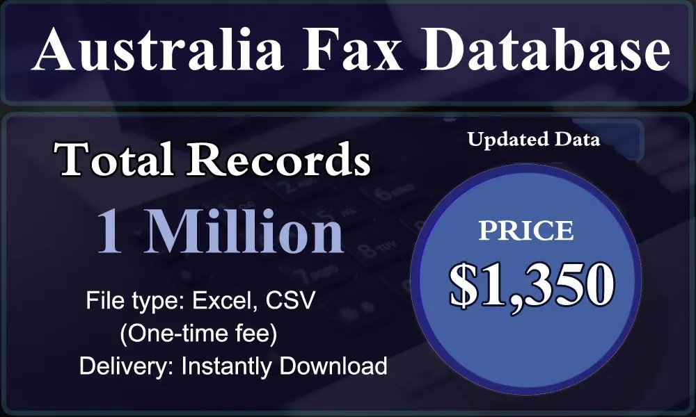 Australia Fax Database