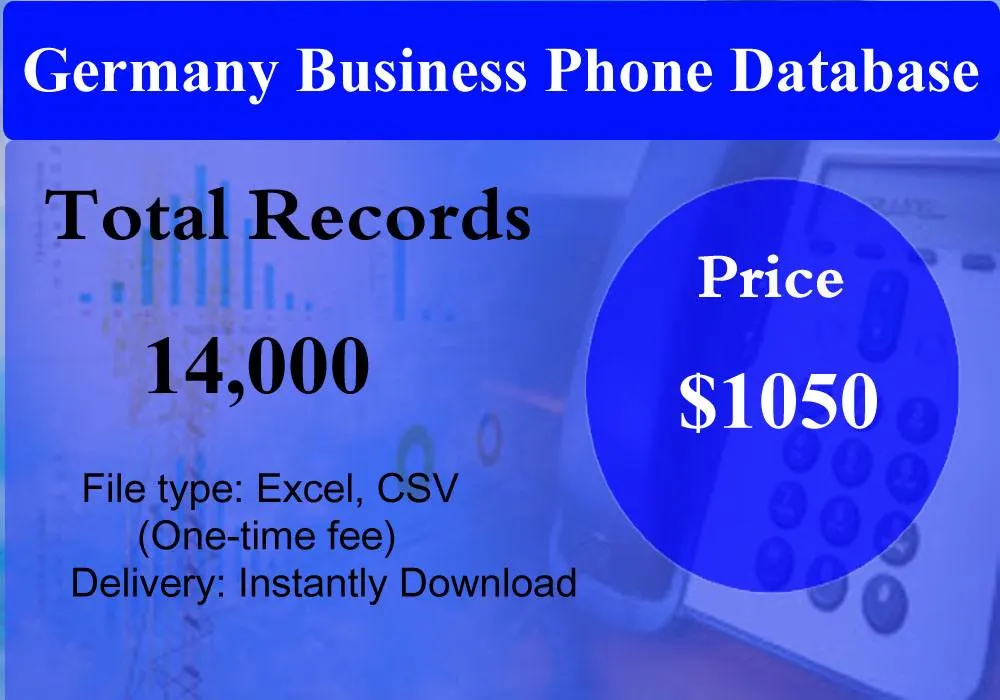 Germany Business Phone Database