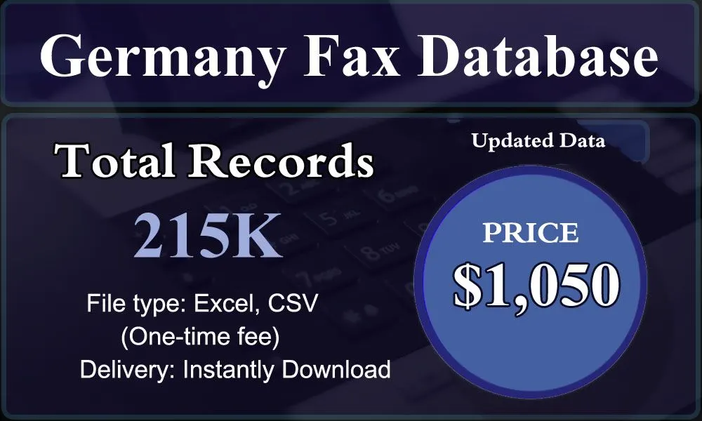 Germany Fax Database