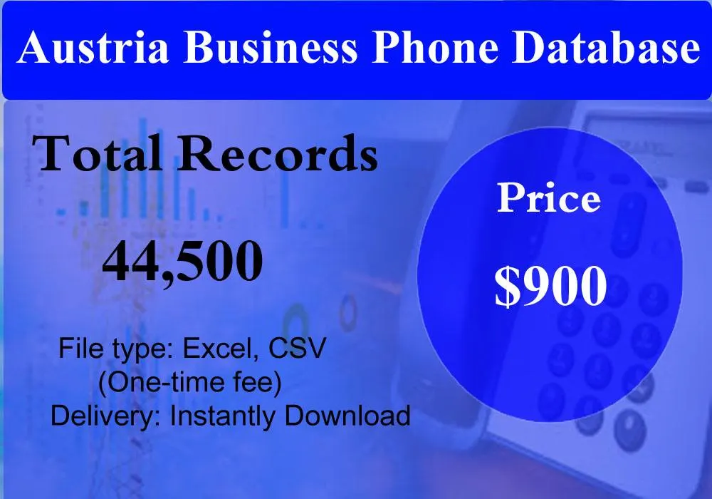 Austria Business Phone Database
