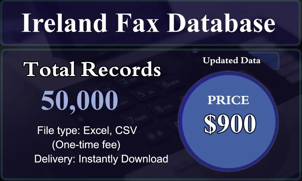 Ireland Fax Database