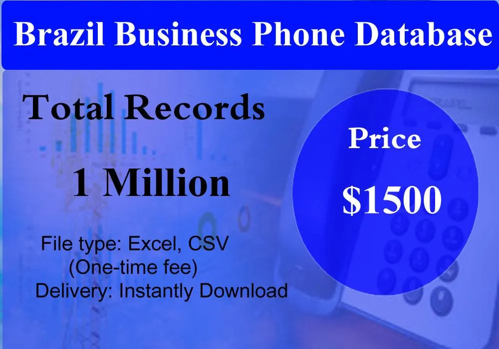 Brazil Business Phone Database