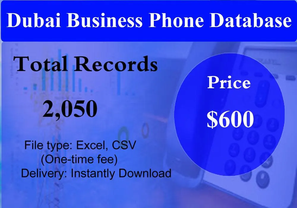 Dubai Business Phone Database