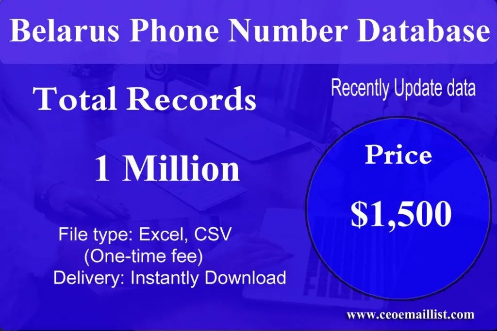 Belarus Phone Number Database