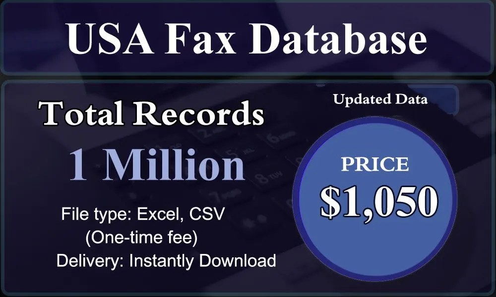 USA Fax Database