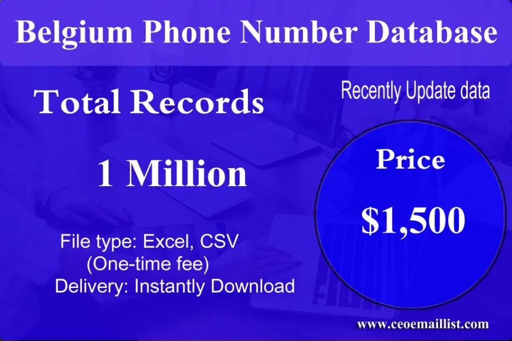 Belgium Phone Number Database