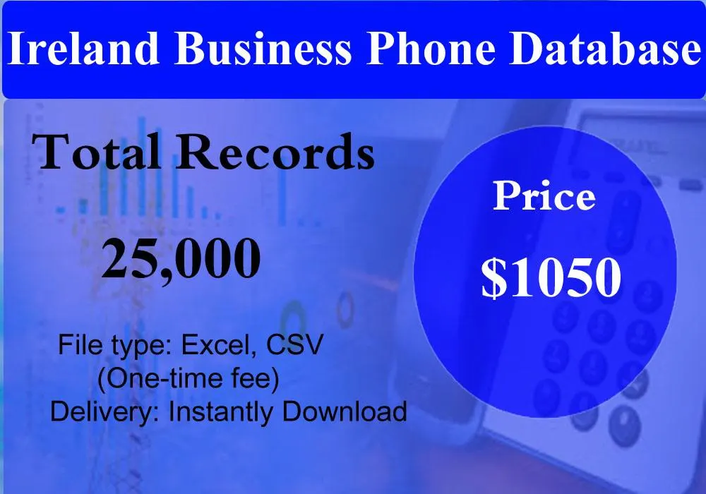 Ireland Business Phone Database