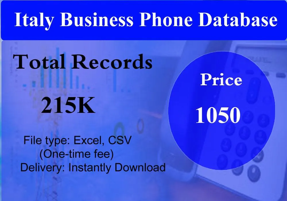 Italy Business Phone Database