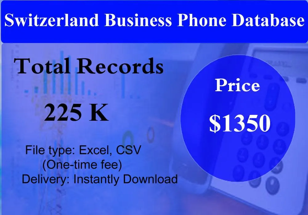 Switzerland Business Phone Database