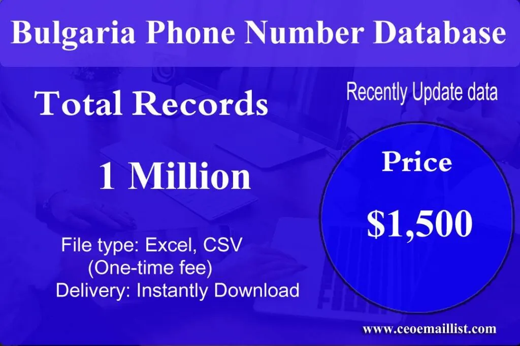 Bulgaria Phone Number Database