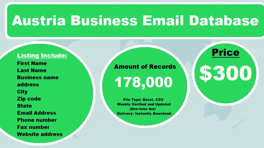 Austria Business Email Database