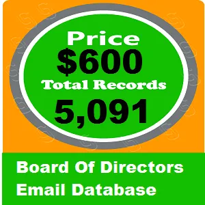 Board Of Directors Email Database