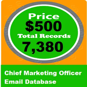 Chief Marketing Officer Email Database