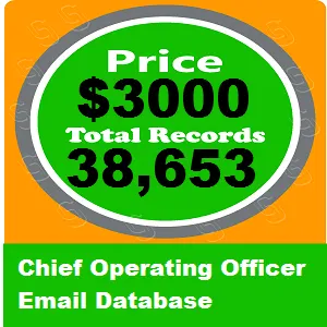 Chief Operating Officer Email Database