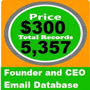 Founder and Chief Executive Officer Email Database
