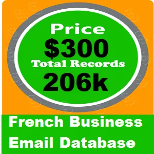 French Business Email Database