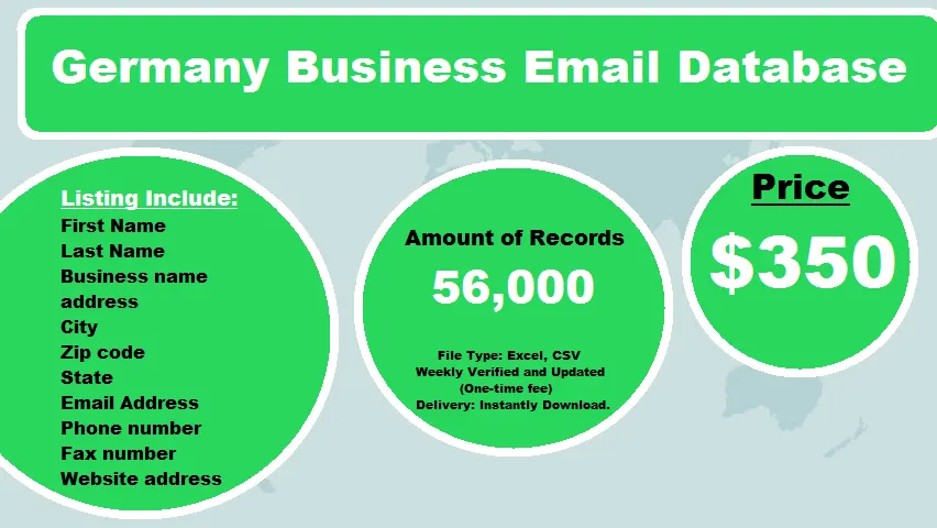 Germany Business Email Database