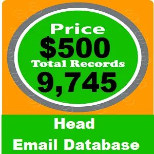 Head Email Database