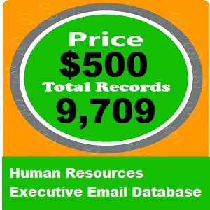 Human Resources Executive Email Database