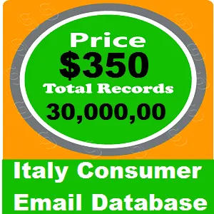 Italy Consumer Email Database