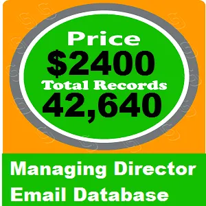 Managing Director Email Database