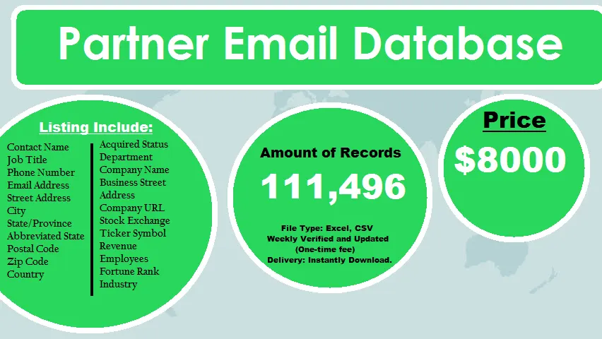Partner Email Database