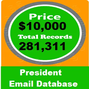 President Email Database