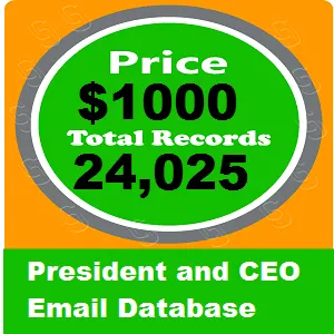 President and CEO Email Database