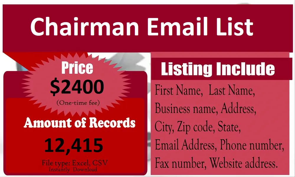 Chairman-Email-List