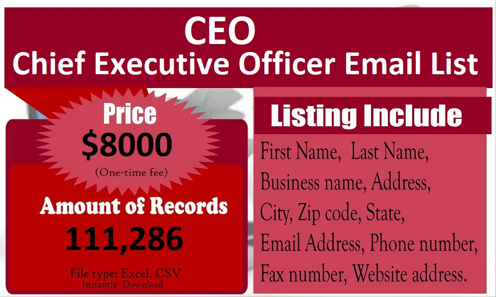 Chief-Executive-Officer-Email-List-CEO