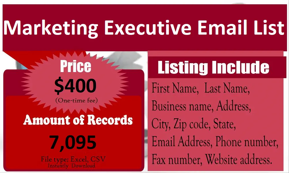 Marketing-Executive-Email-List
