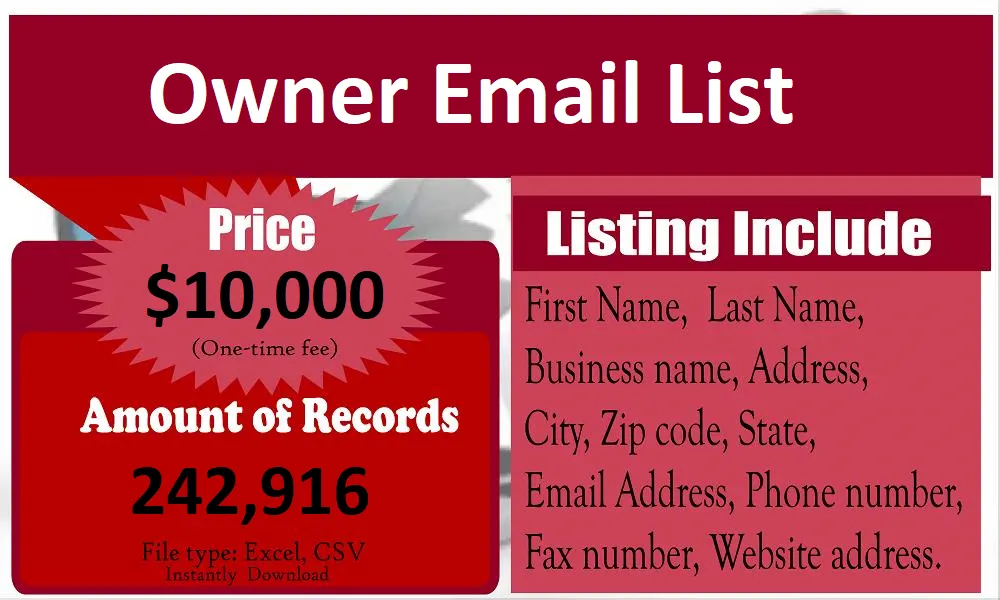 Owner-Email-List