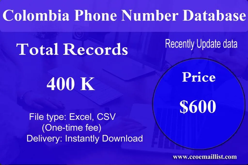 Colombia Phone Number Database