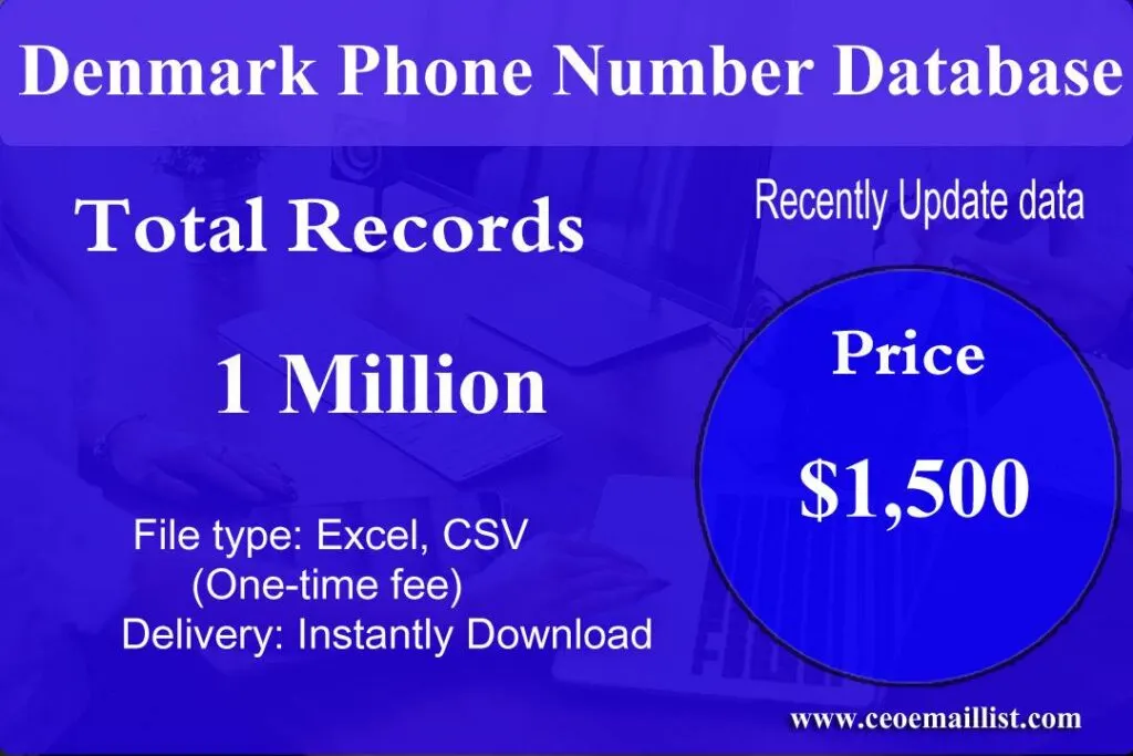 Denmark Phone Number Database