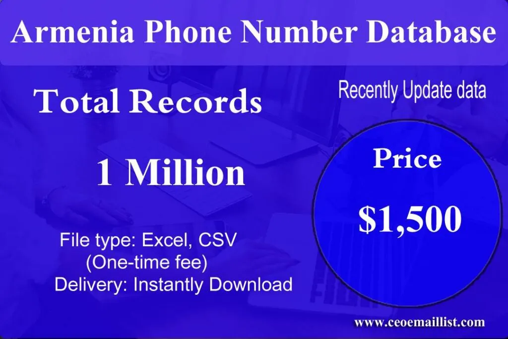 Armenia Phone Number Database