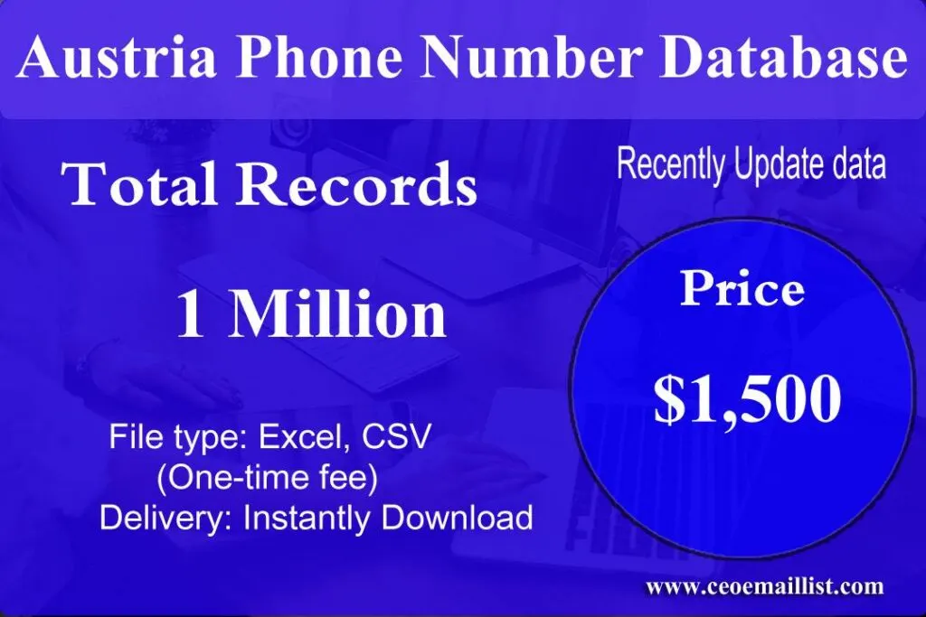 Austria Phone Number Database