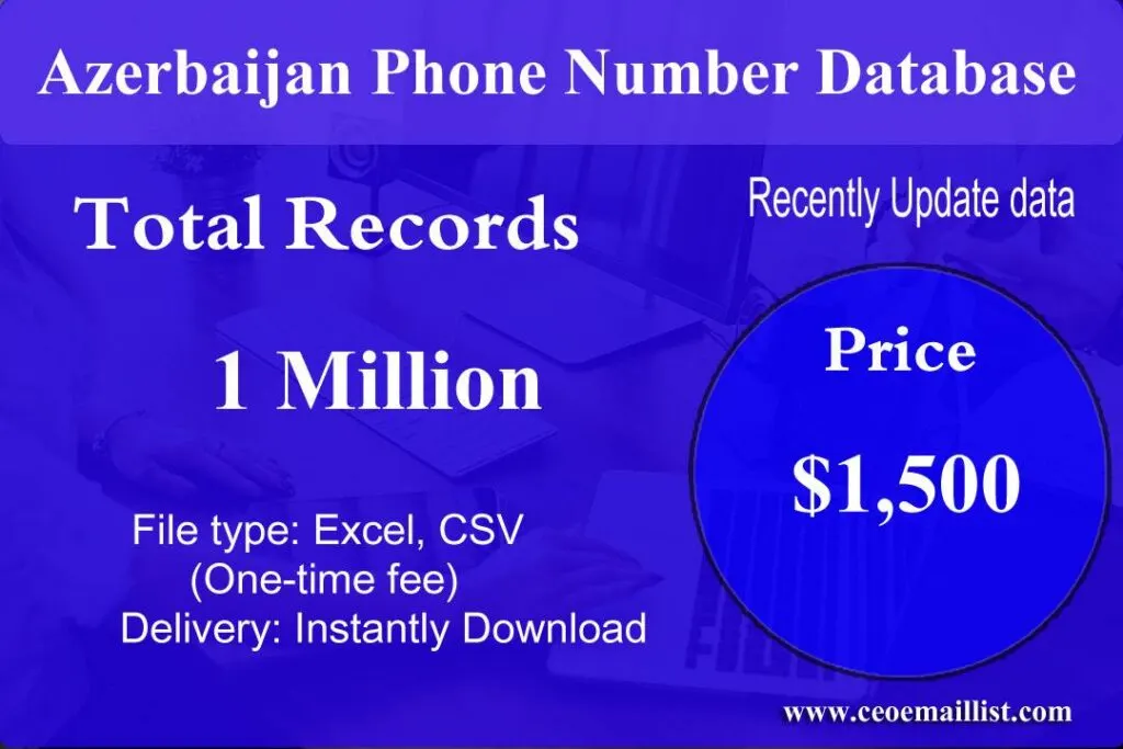 Azerbaijan Phone Number Database