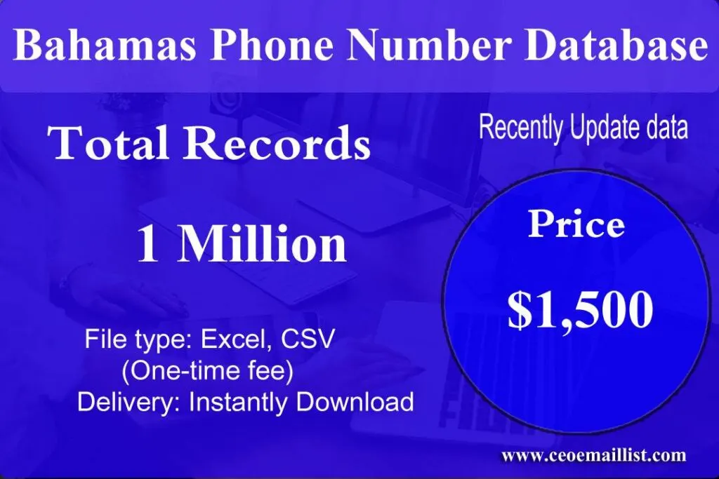 Bahamas Phone Number Database