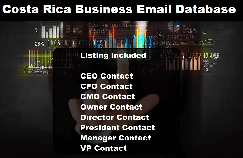 Costa Rica Business Email Database Small Package