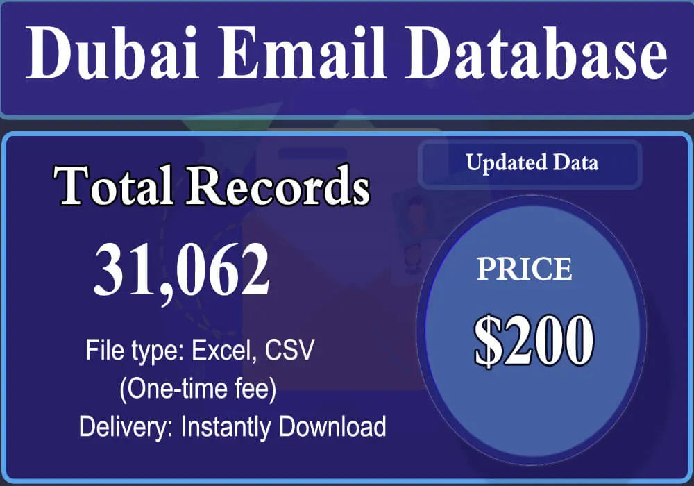 Dubai Email Database