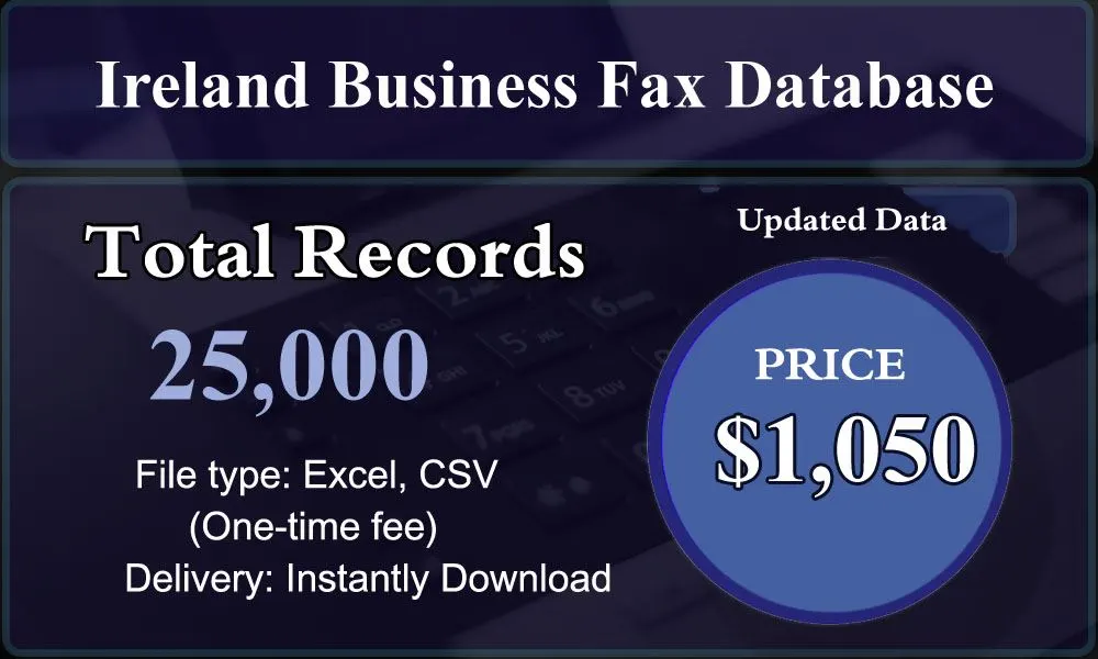 Ireland Business Fax Database