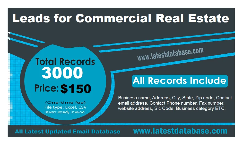 Leads for Commercial Real Estate