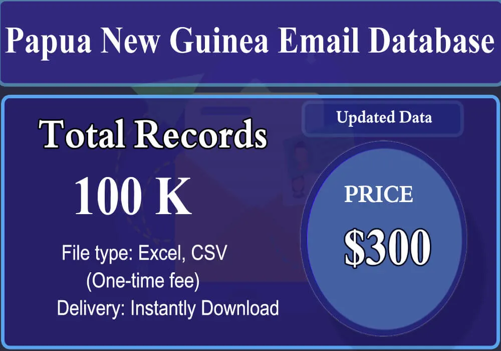 Papua New Guinea Email Database