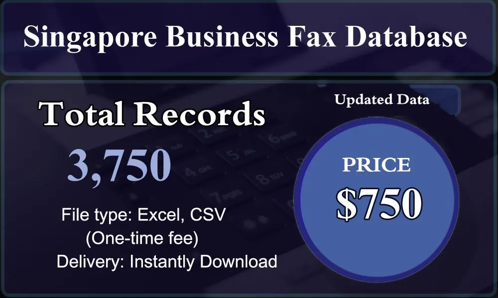 Singapore Business Fax Database