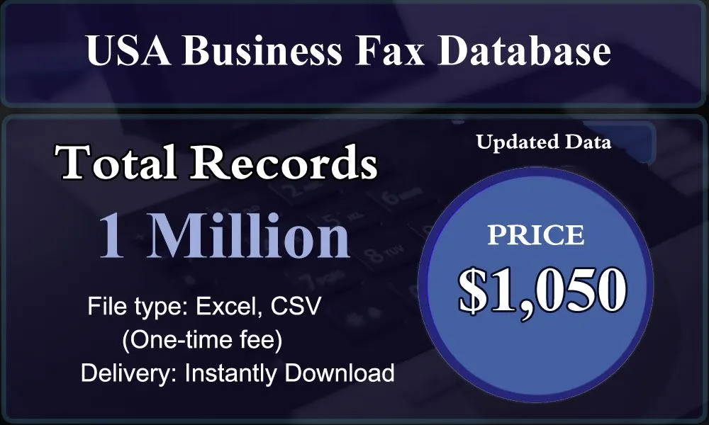USA Business Fax Database