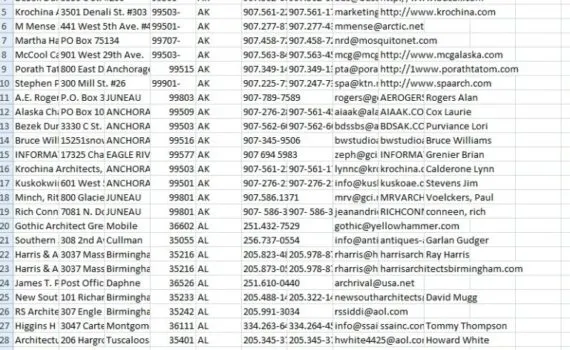 List of Architects